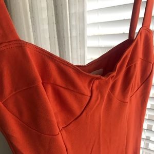 Orange/red bodysuit